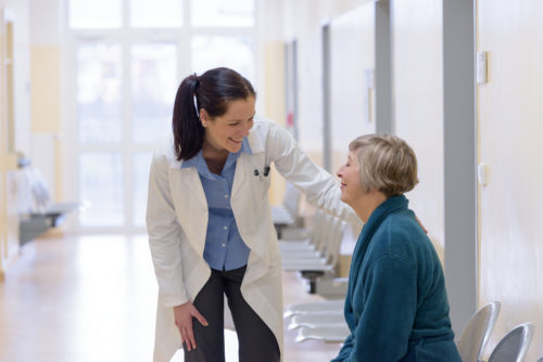 doctor with patient
