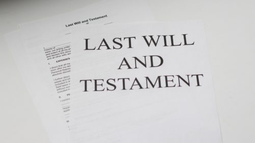 last will document