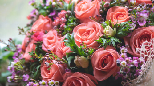 bouquet flowers roses
