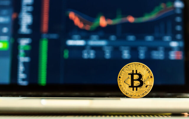 Bitcoin symbol computer