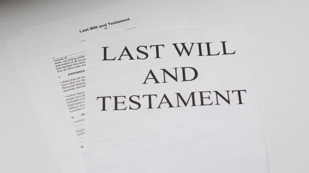 last will document